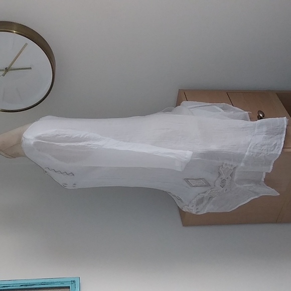 White Embroidered Dress - Picture 5 of 9